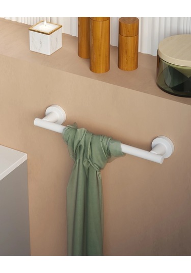 Tecno White Havluluk, Uzun, 33 Cm - Mat Beyaz Mat Beyaz