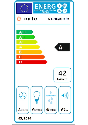 Narte NT-HI30190B Davlumbaz