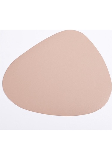 Ulzyvf Şarap Örtüsü, Kırmızı Deri Altlıklar, Kaymaz, 4'lü Set Şarap Kırmızısı