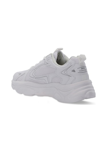 Slazenger INMORTAL I Kadın  Beyaz / Gri Koşu & Yürüyüş Spor Ayakkabısı