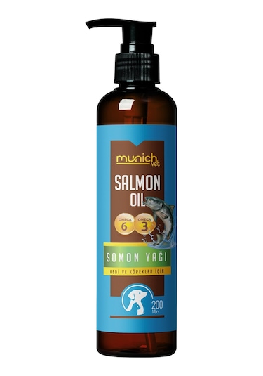 Munich Vet Salmon Oil Somon Yağı 200 ML