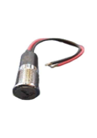 Tekne Sigorta Paneli Hararet Ikaz Lambası. 12V. Delik 14Mm