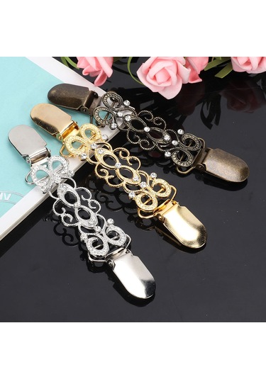 Lemestar Kadın İçin Çinko Alyüminyum Gömlek Kartigan Shawl Kelebek Desenli Kolluk Klembi 3 Adet - Dayanıklı, Güzellik Katıyor Çok Renkli