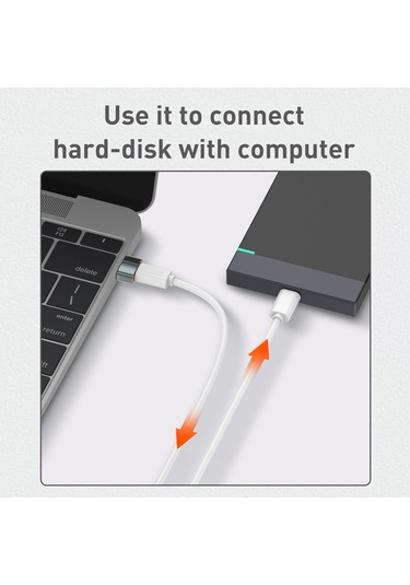 Singree Hızlı Şarj Ve Veri Aktarım İçin Usb-c Erkek - Usb Dişi Dönüştürücü Adaptör
