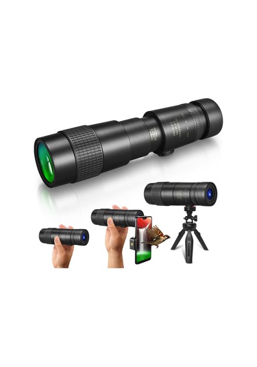 10-30x40mm Monoküler Teleskop, Hd Yüksek Güçlü Fmc Bak4 Prısm Zoom Yetişkinler İçin Monoküler Çocuklar