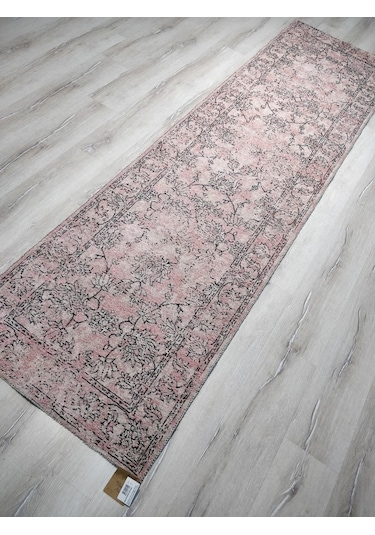 Türkmen Halı Vintage Mood 3201A Pudra 80X300 Cm Kilim