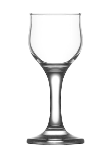 LAV Nevakar Cam Likör Kadehi 6'lı 55 ml Ayaklı (Şerbet Bardağı )