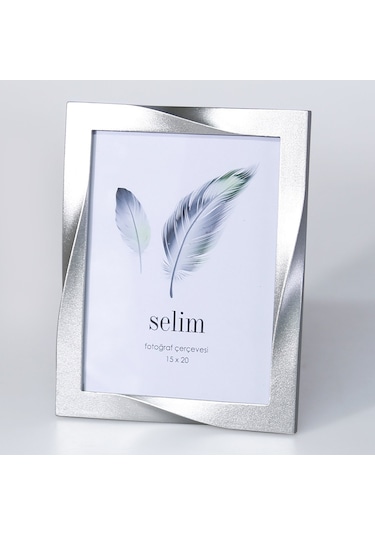 Selim 15 x 20 CM Curved Çerçeve Gümüş