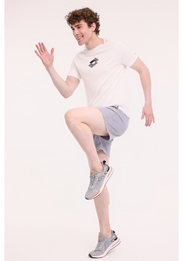 Lotto M-beta Tee 5fx Ekru Erkek Kısa Kol T-shirt Bej