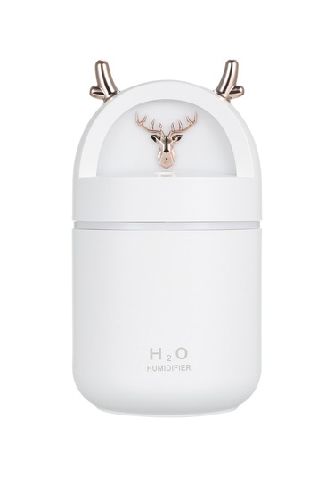 Tenfowee Usb Çalışan Ultrasonik Aromaterapi Nemlendirici Ve Fanlı Aydınlatma İkili Modlu Otomatik Kapanışlı