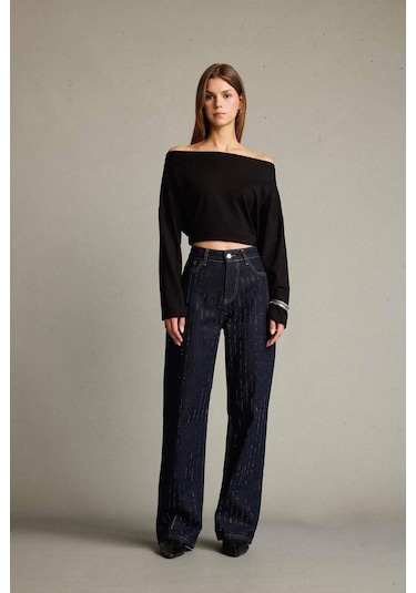 Defacto Relax Fit Düz Paça Jean Pantolon G3204ax25aunm26 Lacivert Defacto Relax Fit Düz Paça Jean Pantolon G3204ax25aunm26 Lacivert