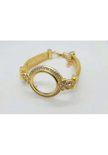 Soma Tesbih Çeyreklik Pirinç Lak Kaplama Örme Hasır Bileklik Taşlı Yaprak Desenli Çok Renkli