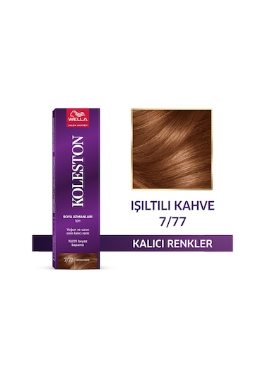 Koleston Single Tüp Saç Boyası 7/77 Işıltılı Kahve