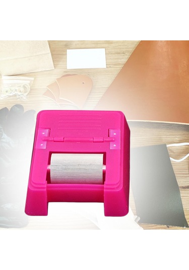 Dolıty Yağ Kenar Kutusu Saraciye Aracı Deri İnce-taneli-rulo Pembe