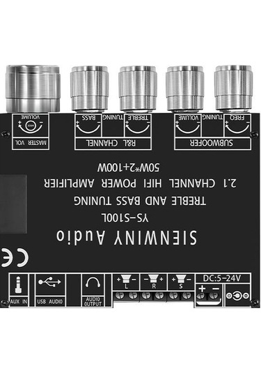 Jms Taşınabilir BT Çok Fonksiyonlu 2.1 Kanal Güç Amplifikatörü Kurulu