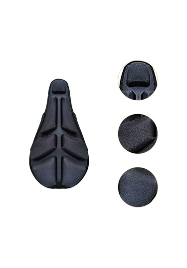 Suntek Bisiklet Sele Kılıfı Aşınmaya Dayanıklı Minderi S Siyah