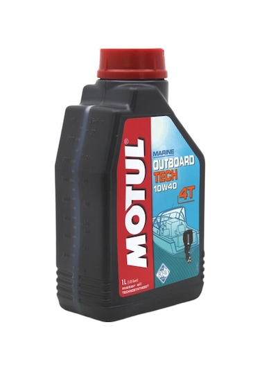 Motul Marine Outboard Tech 4t 10w-40 1 Lt Tekne Motor Yağı 2 Adet