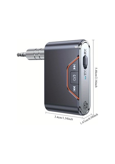 Honeybeeshop Bt-107 Kablosuz 54 Araç Adaptörü Usb C Tf Usb Çalma Şarj Edilebilir Pil Hands Free Arama