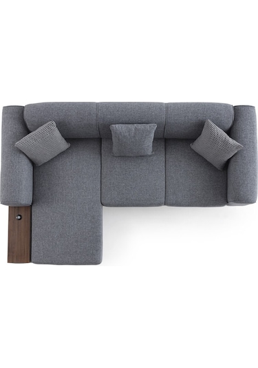 Drog Köşe Koltuk Takımı Gri Antrasit