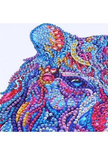 Monyee 30x30cm Yarı Tamamlanmış Özel Şekil Elmas Boyama, Ev Dekorasyonu İçin Dıy El Sanatı Seti Diğer