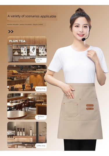 Su Geçirmez Çift Cepli Yarım Önlük - Yeşil Um46724-43 Yurt Dışından Yeşil