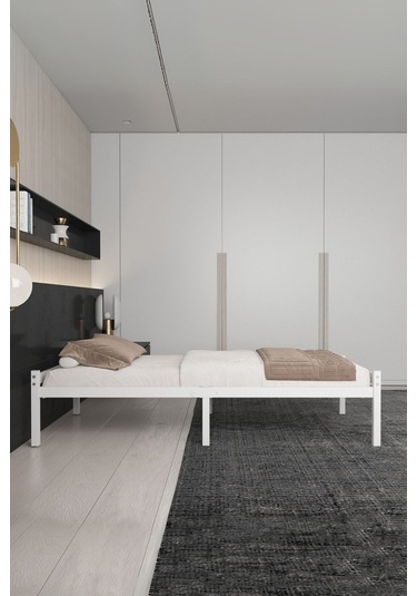 Aksviva Felix Tek Kişilik Ferforje Metal Karyola