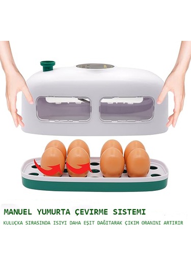 Altın Kuluçka-wonegg 8'li Mini Kuluçka Makinesi