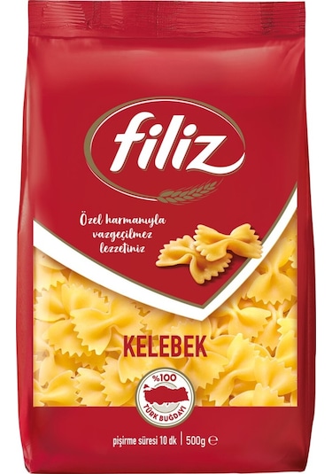 Filiz Makarna Kelebek 500gr x 20 Adet