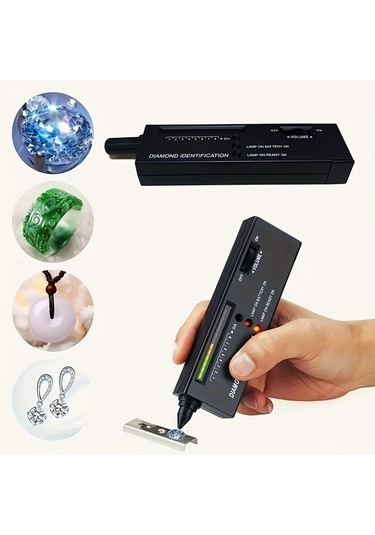 Boatshop1 Diamond Tester Sertlik Olcer Kalem Drill Pen Pilli Mucevher Kristal Tas Teshis Arac