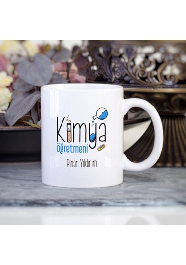 Kişiye Özel Kimya Öğretmeni Kupa Bardak Hb00098a