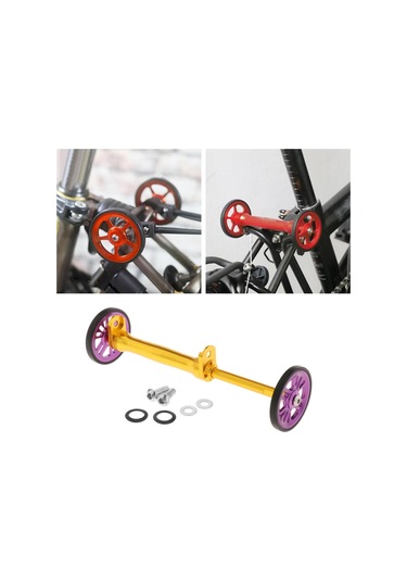 Suntek Bisiklet Altın Mor Için Katlanır Bisiklet Kolay Altın - Mor