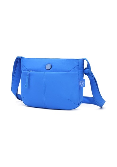 Smart Bags Mikro Poly Kumaş Postacı Kadın Çantası 3340 Mavi