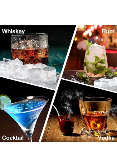 Geeksen Yeşil Silikon Buzluk, Kova Desenli Kapaklı, Evde Evrensel Mutfak Araçları, Opp/pc Paketli Çok Renkli