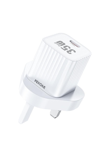 Wk Wp-u13 Cinsuy Hız Pd35w Tip-c Hızlı Şarj Cihazı, Fiş: İngiltere Fiş Beyaz Beyaz