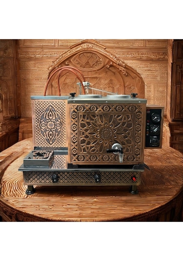 Elektrikli Ve Lpg 1.sınıf Çay Kazanı 2 Demlik 25 Lt Kapasiteli