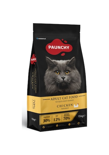 Paunchy Tavuklu Yetişkin Kedi Maması 15 KG