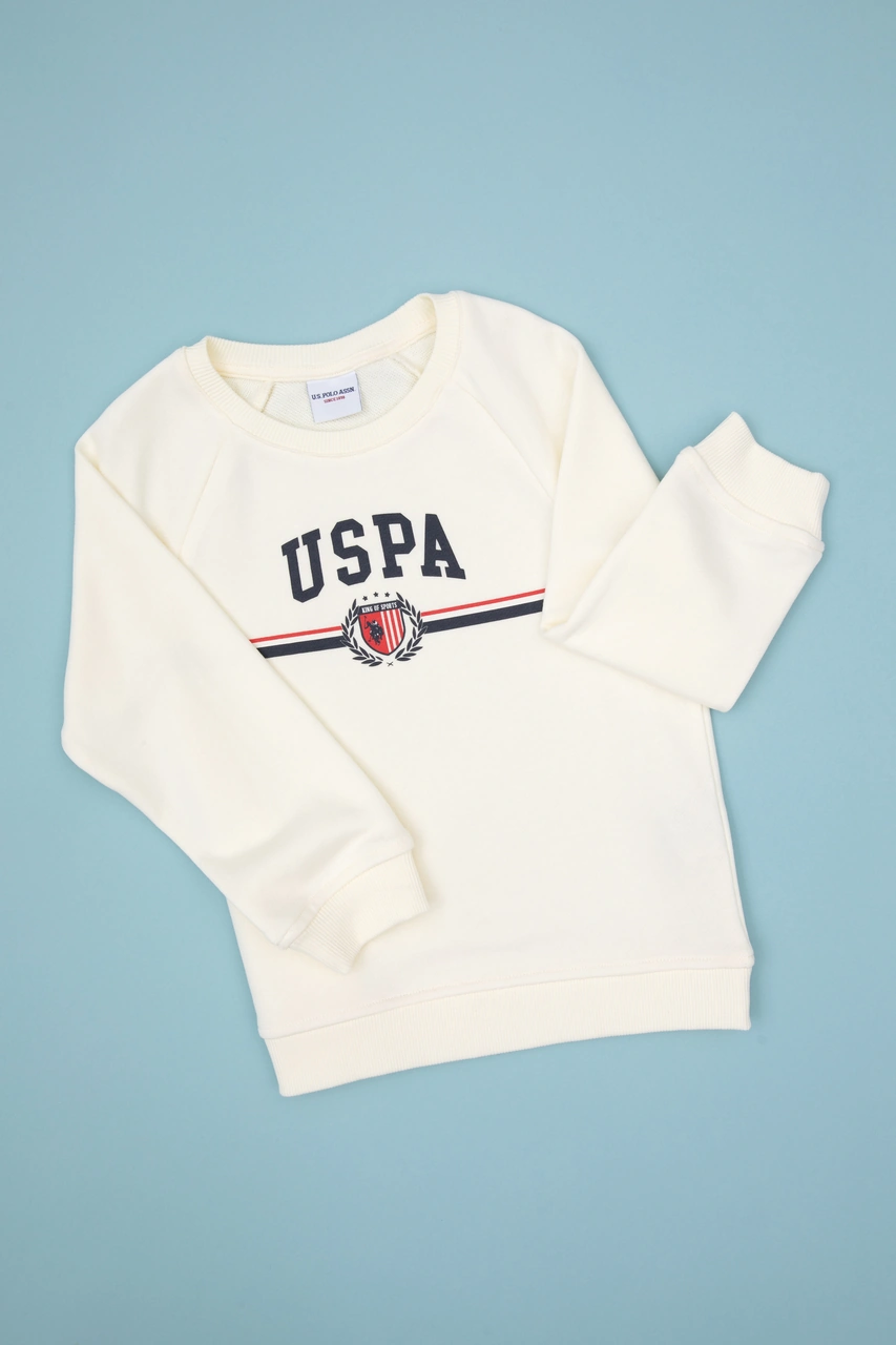 U.s. Polo Assn. Erkek Çocuk Sweatshirt 50316601-vr256 İnci