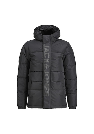 Jack&jones Kapüşonlu Siyah Erkek Çocuk Mont 12246122 001