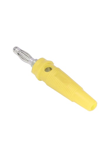 Yaozixa 10 Adet Sarı 4mm Muz Şarjı, Elektrikli Cihazlar İçin Sıkı Ve Sabit Akım Taşıyan Bağlantı Terminali Seti