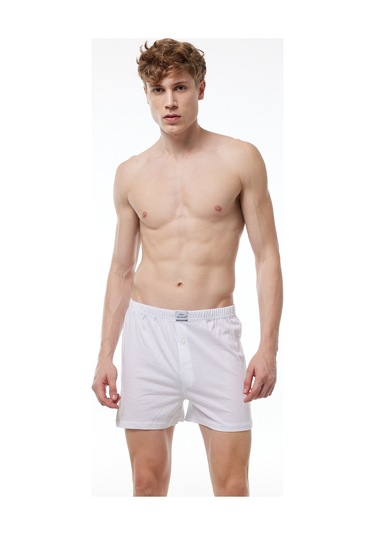 Malabadi Erkek Siyah Beyaz Lacivert 3 Lü Paket Geniş Kalıp Büyük Beden Boxer %100 Pamuk Battal Boy 3m024 Siyah-beyaz-lacivert