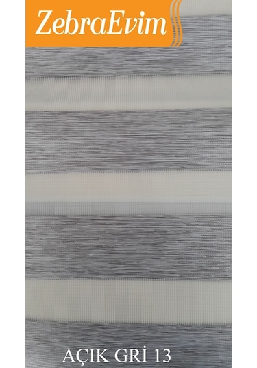 7 Farklı Renk Bambu Zebra Stor Perde