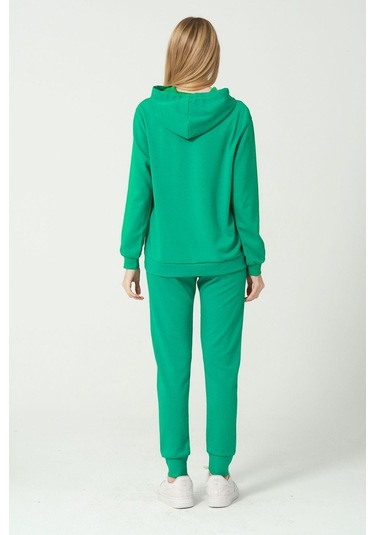 Kadın Yumuşak Kumaş Eşofman Takımı Eşofman Altı Ve Sweatshirt Çok Renkli