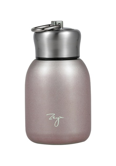 Leezsing 304 Paslanmaz Çelik 300ml Termos Bardak, Uzun Süre Isı Saklar, Ofis-plaj-yürüyüş İçin, Gül Altın Rengi