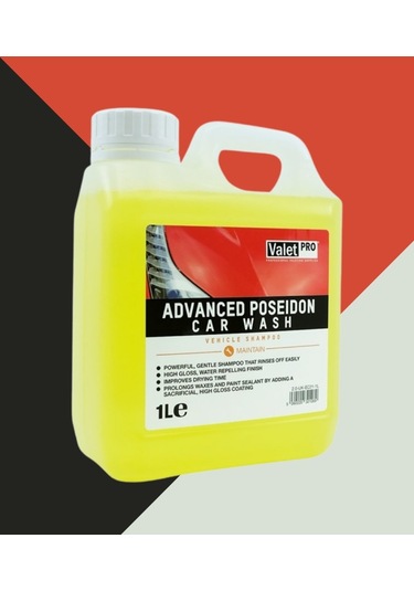 Valet Pro Advanced Poseidon - Cilalı Parlatıcı Şampuan 1lt.
