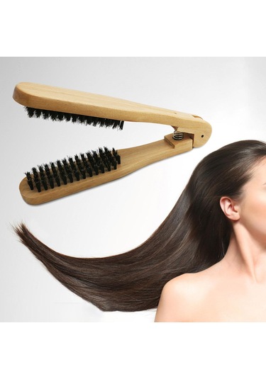 Homyl Saç Düzleştirme Tarağı Düzleştirici Fırçası,