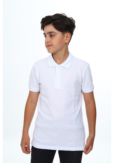 Toontoy Unisex Çocuk Tişört Beyaz