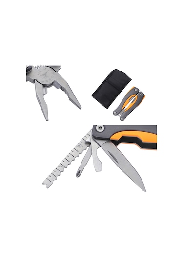 Rdeer Rt-2350 Çok Amaçlı Pense Katlanır Bıçak Açık Hava Ev Acil Durum Aracı