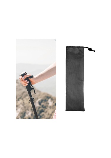 Homyl Bağcıklı Saklama Çantası Hafif Çadır 13cmx80cm Siyah