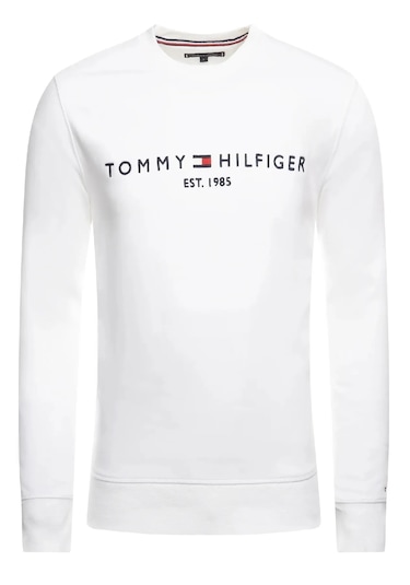 Tommy Hilfiger Erkek Sweatshirt Beyaz