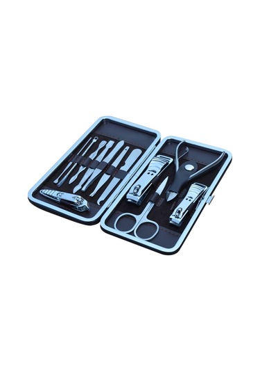 Çantalı Manikür Pensi Profesyonel ve Manikür Pedikür Seti 13 Parça